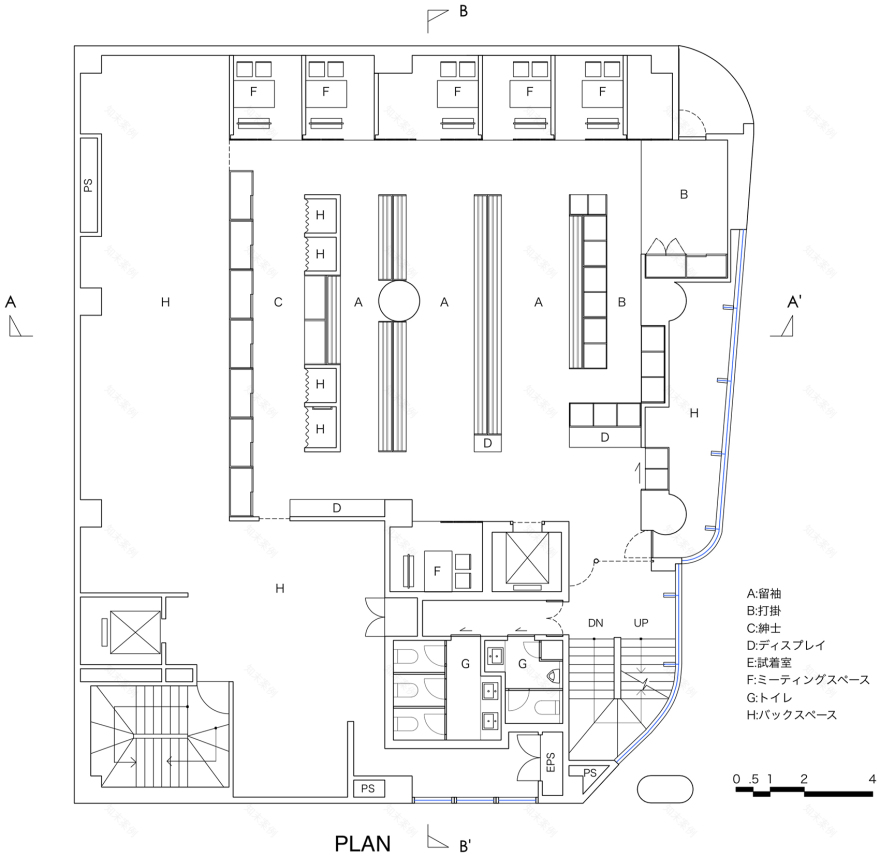 日本横滨丸昌和服店改造设计丨堤由匡建筑设计工作室-35