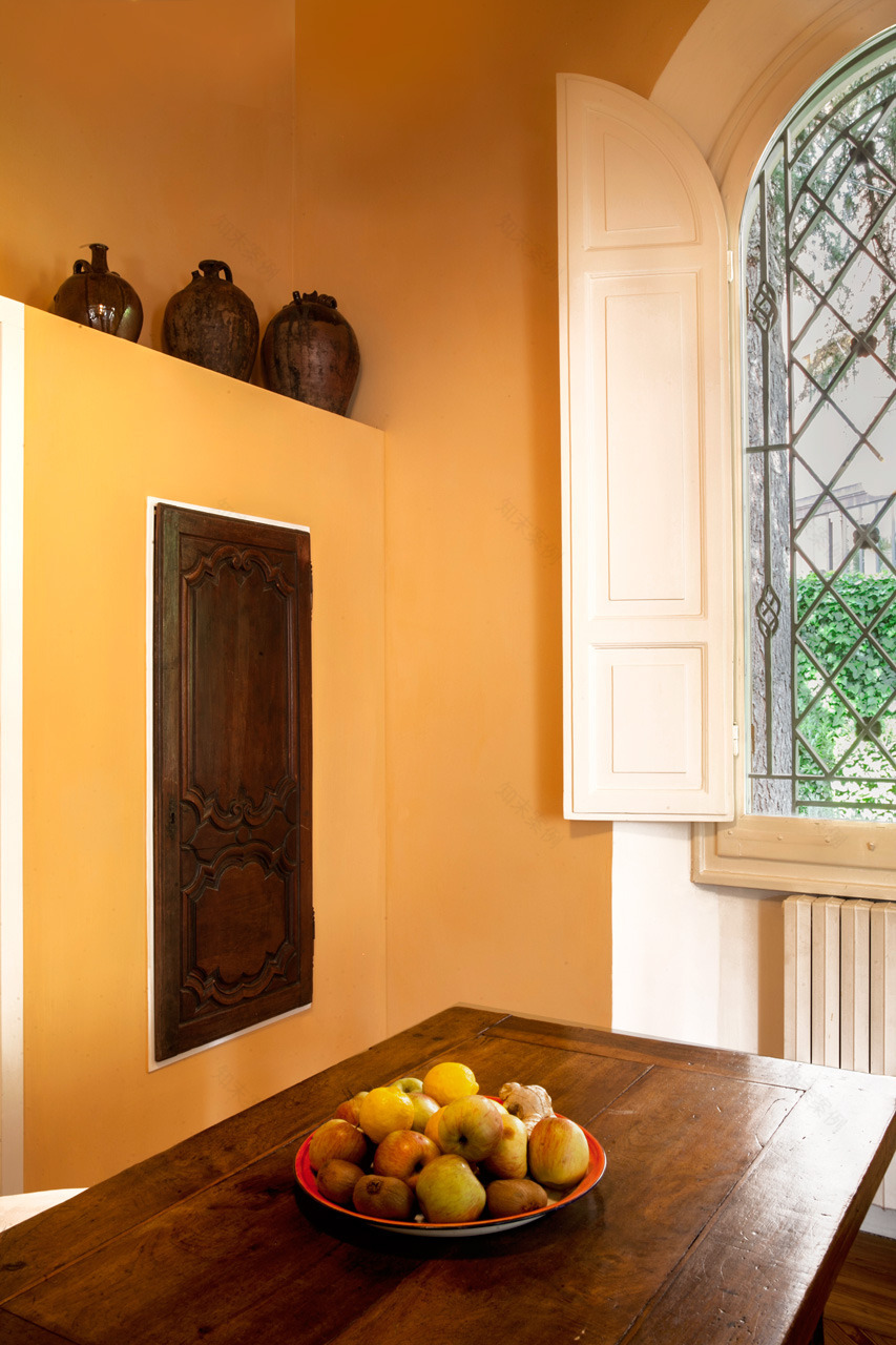 复古色彩的别墅空间 | Casa CH 的室内设计-7