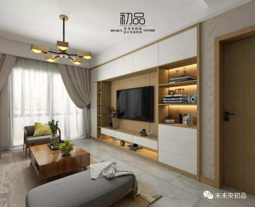 香榭水都 102㎡书香世家设计-2