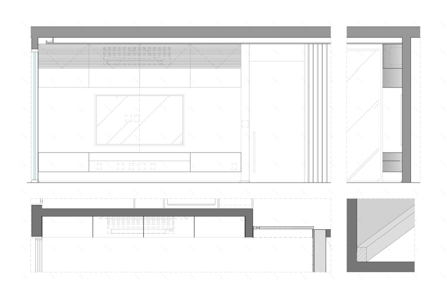 巴西设计公寓 | 工业风木饰面打造男性化魅力空间-53