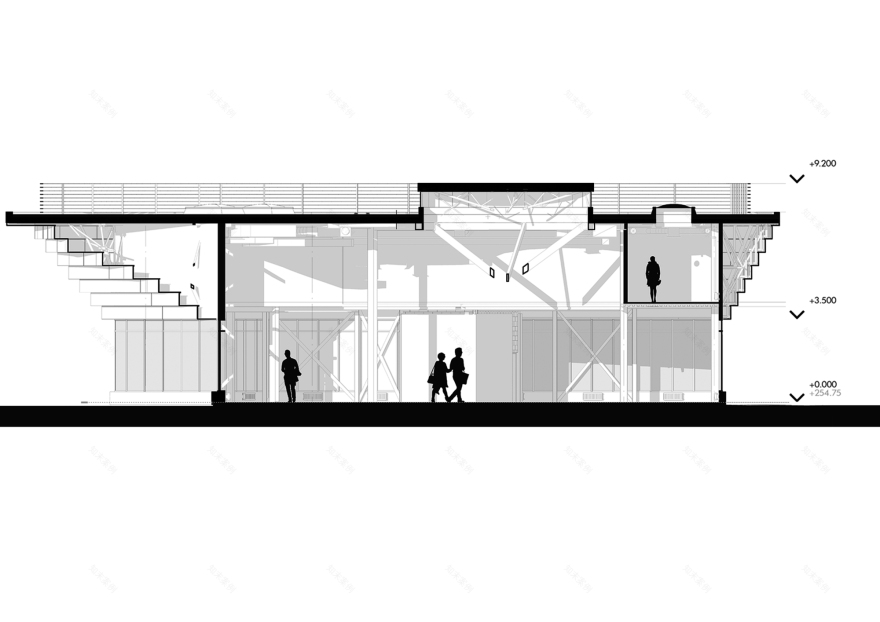 莫斯科混合用途建筑的地下铁创新设计-13