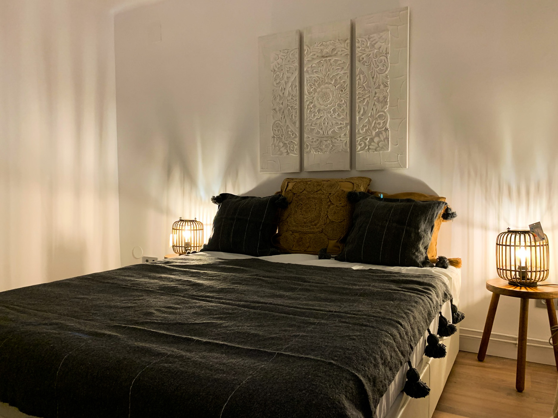 马德里市中心 40 平米温馨公寓 | 花园与城市生活的完美结合-11