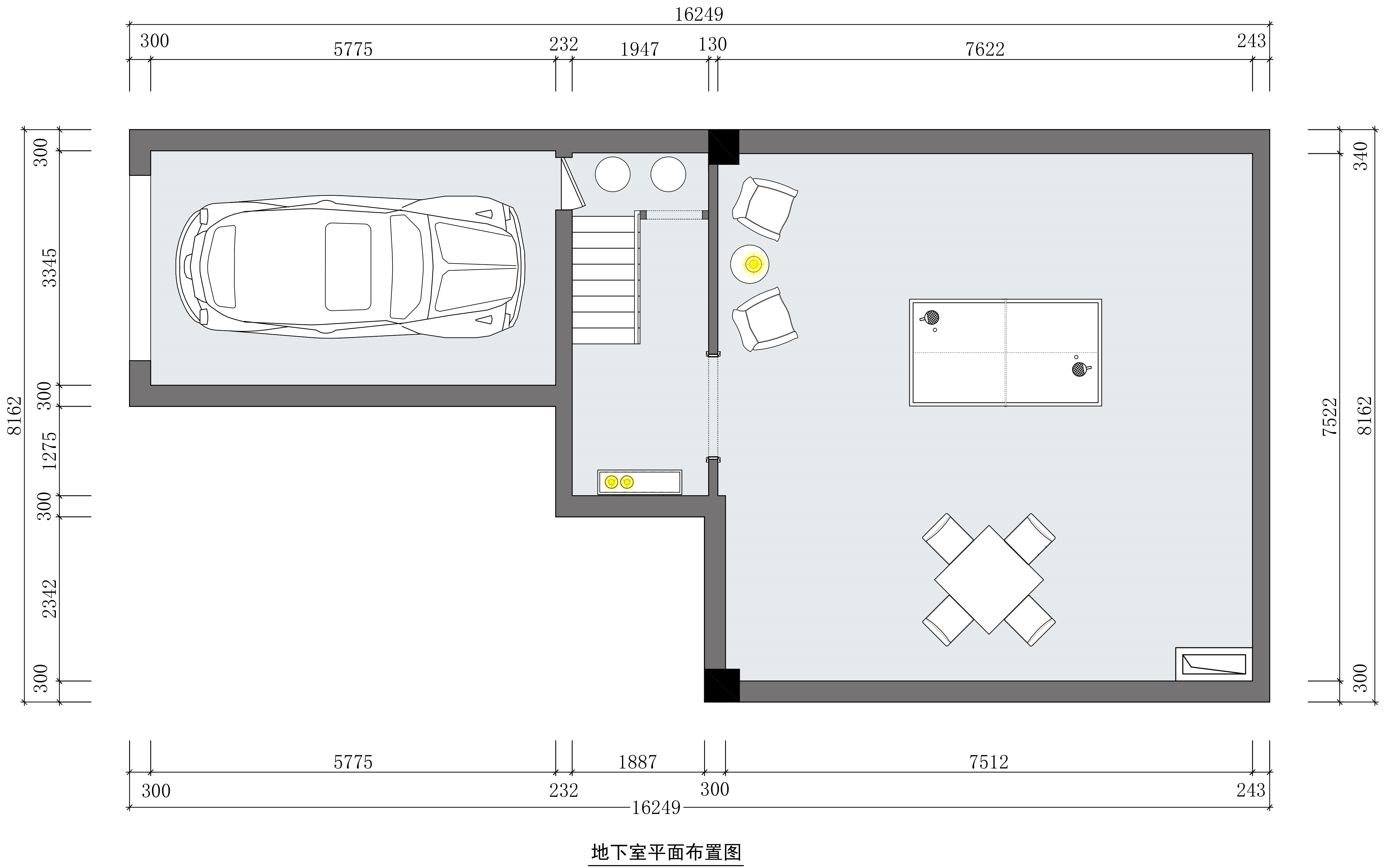 【武汉品承设计】水墨清华别墅--现代简约514㎡-5