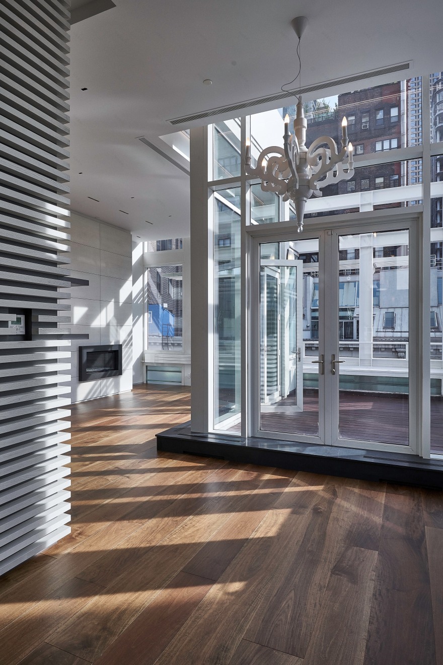 纽约 Warren Street 顶层公寓的精致室内设计-7