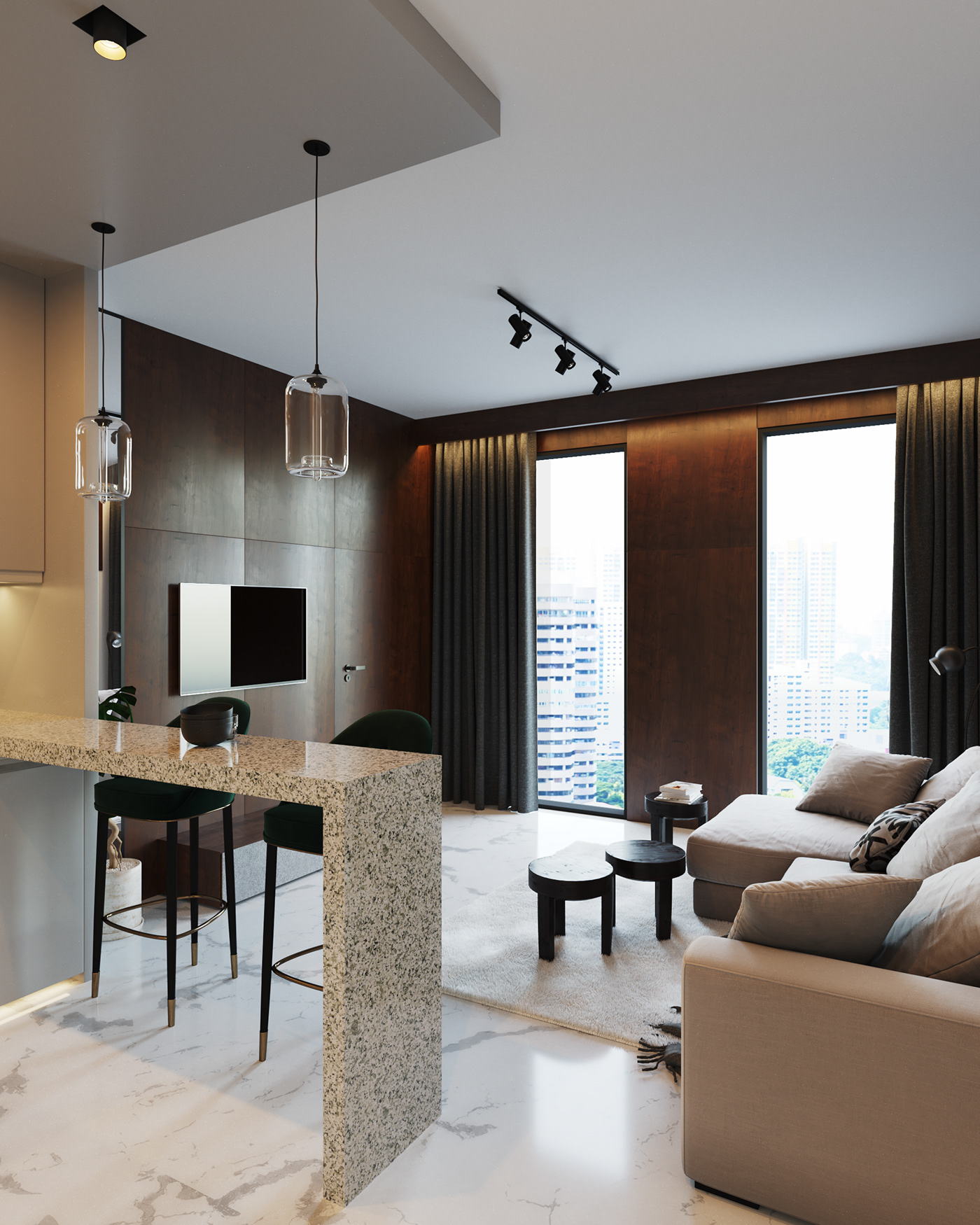 迪拜现代平层设计丨阿联酋迪拜丨ADAM 室内设计-5