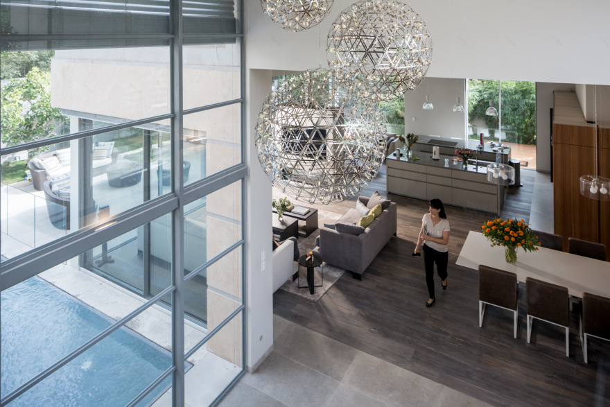 层叠空间,开放式别墅生活-12