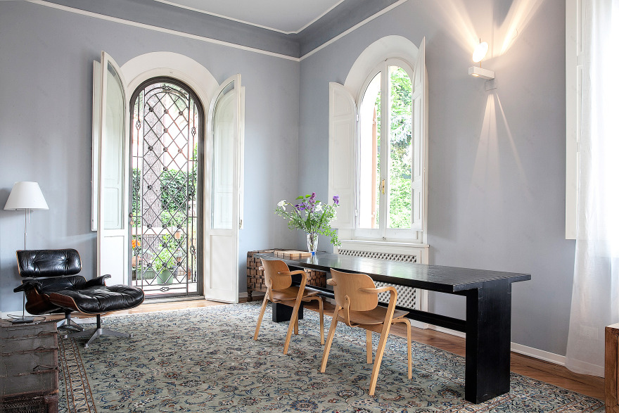 复古色彩的别墅空间 | Casa CH 的室内设计-0