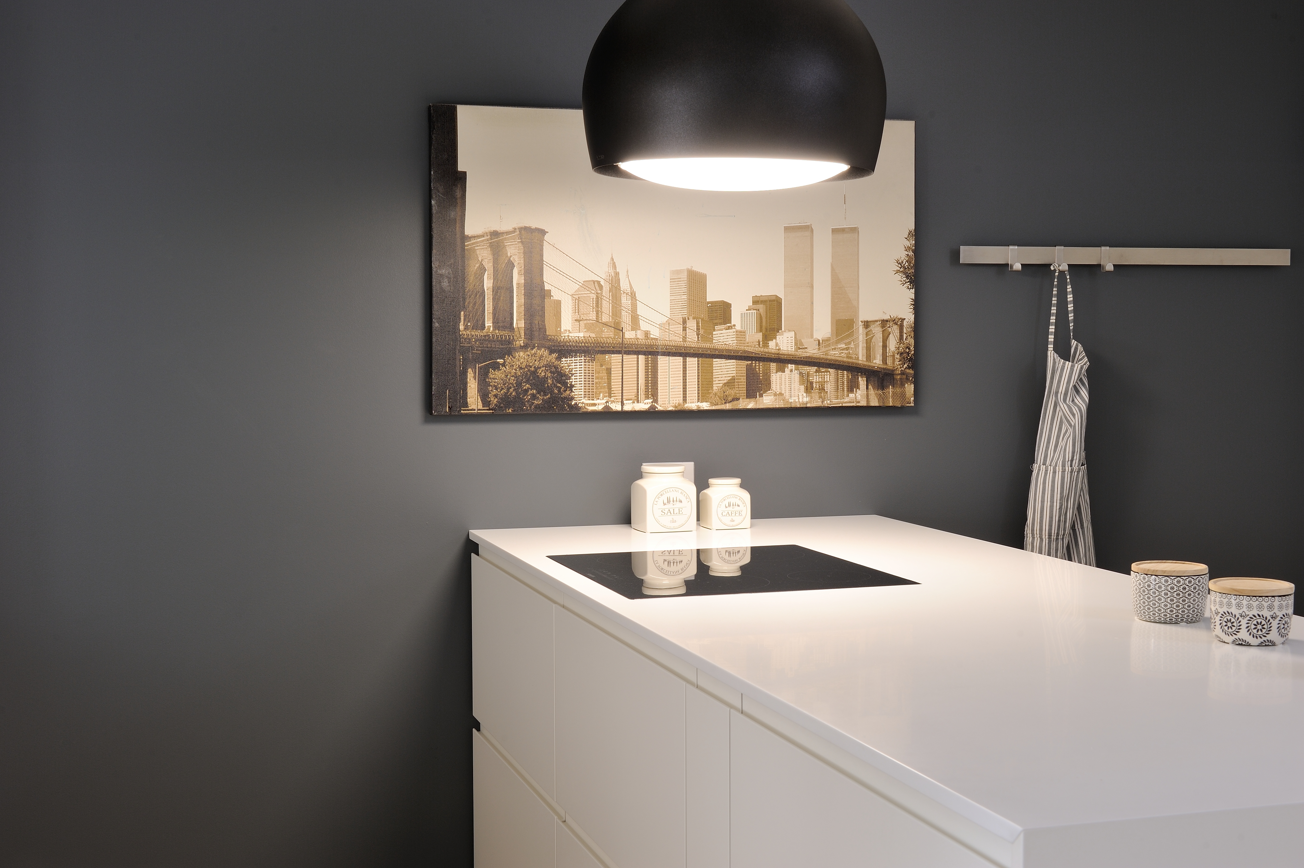 古韵灰色厨房，精致单色家居-8