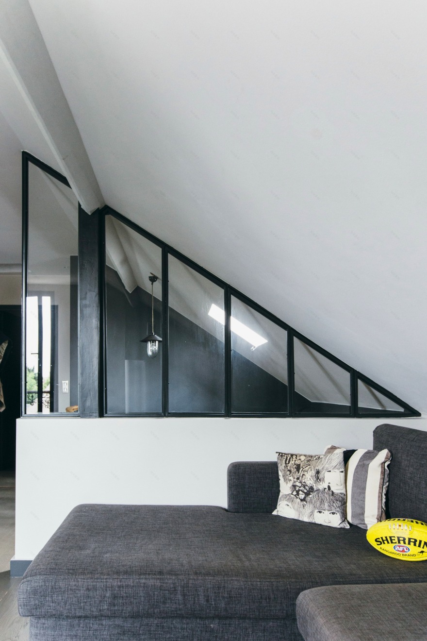 巴黎郊区百年别墅的现代重生-41