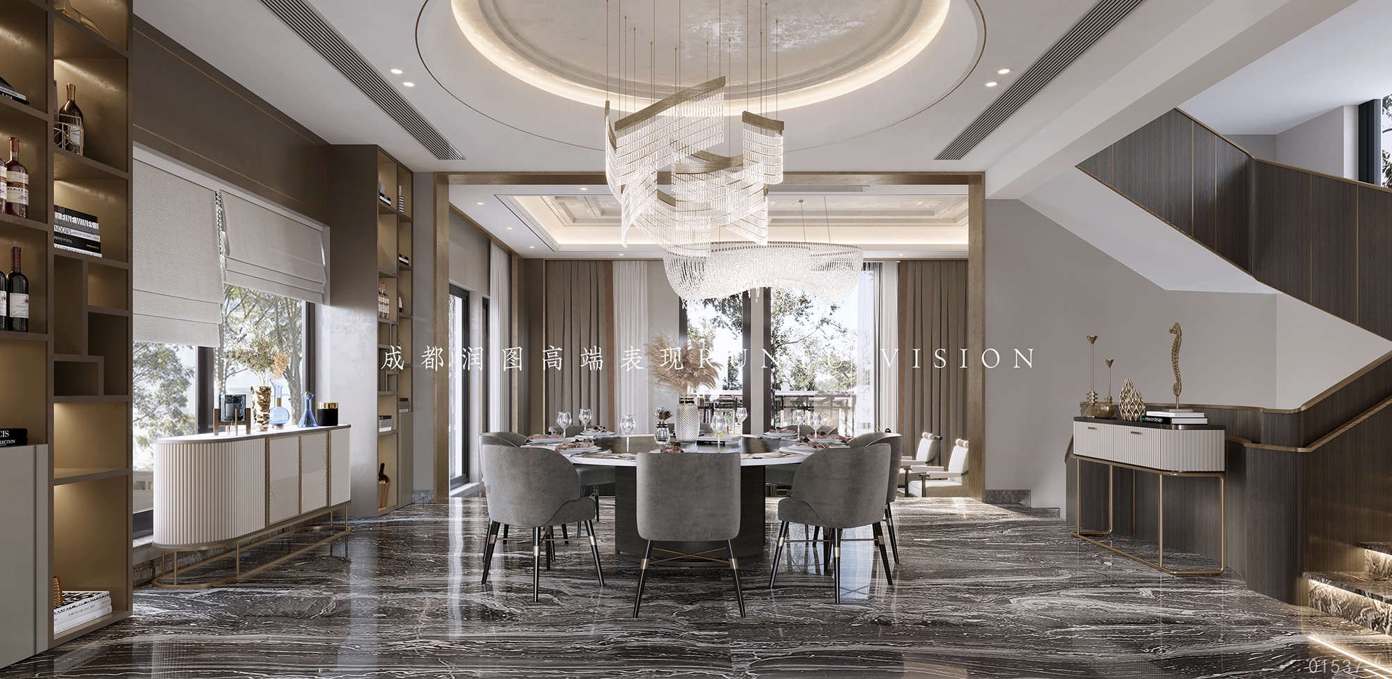 金色稻田家装设计丨中国成都丨润图设计-37