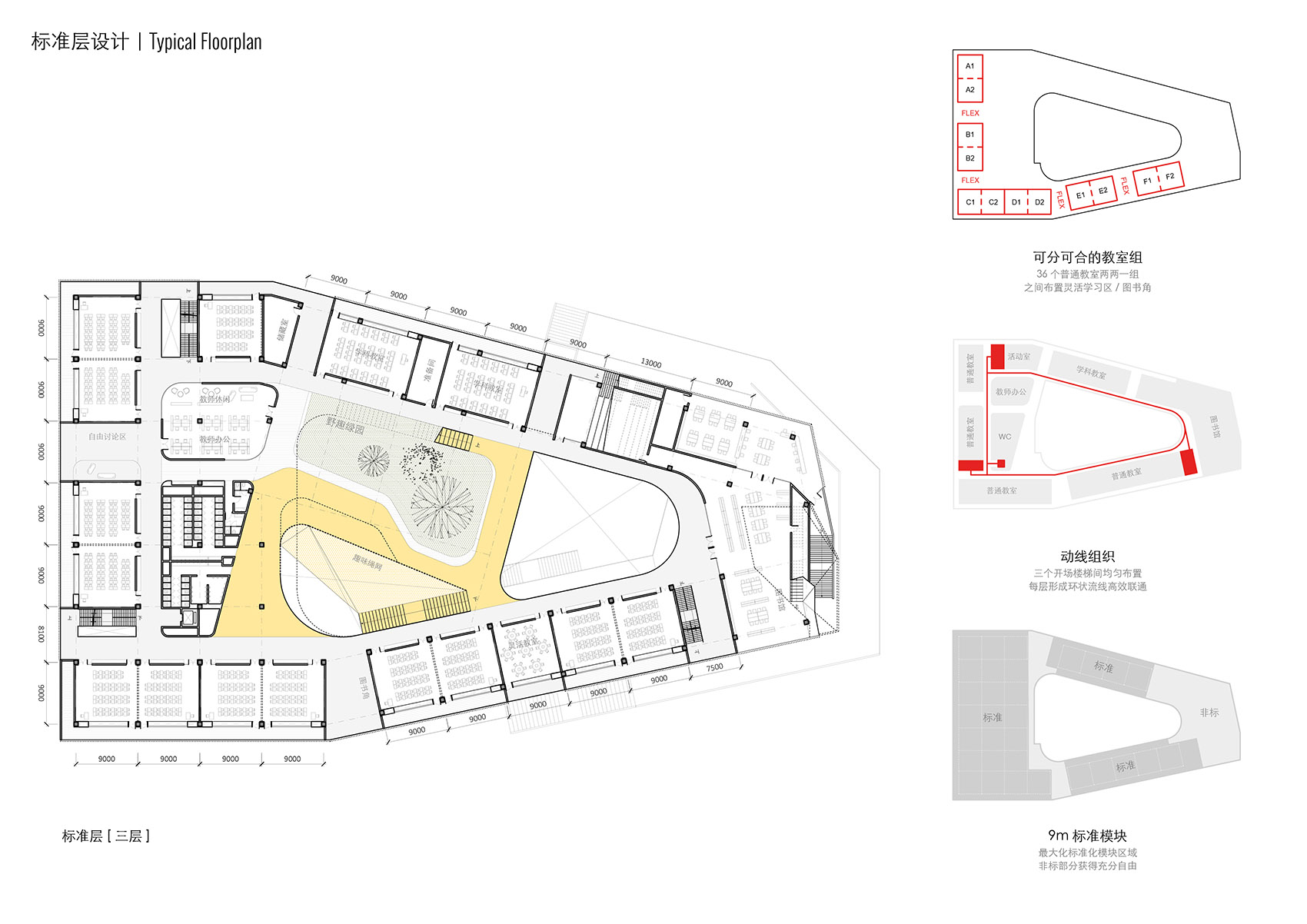 重叠校园：莲花小学校园设计，深圳/高密度垂直分区式校园-80