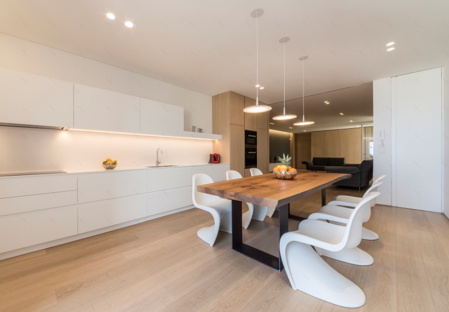 海景公寓,自然光线与极简设计的完美融合-8