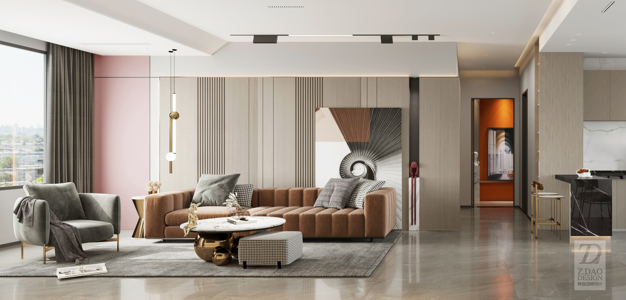 合肥建发·雍龙府现代风格装修设计-12