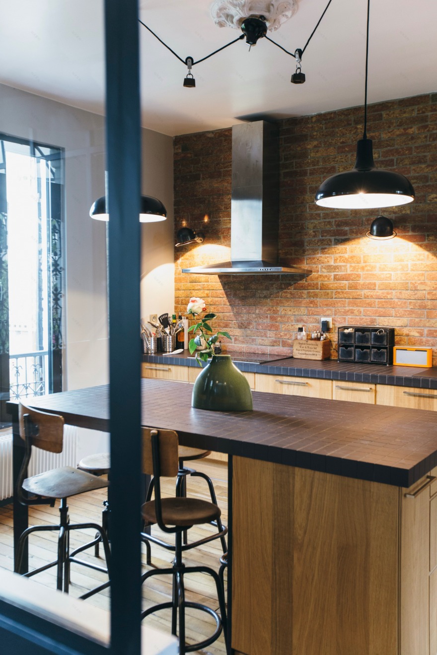 巴黎郊区百年别墅的现代重生-17