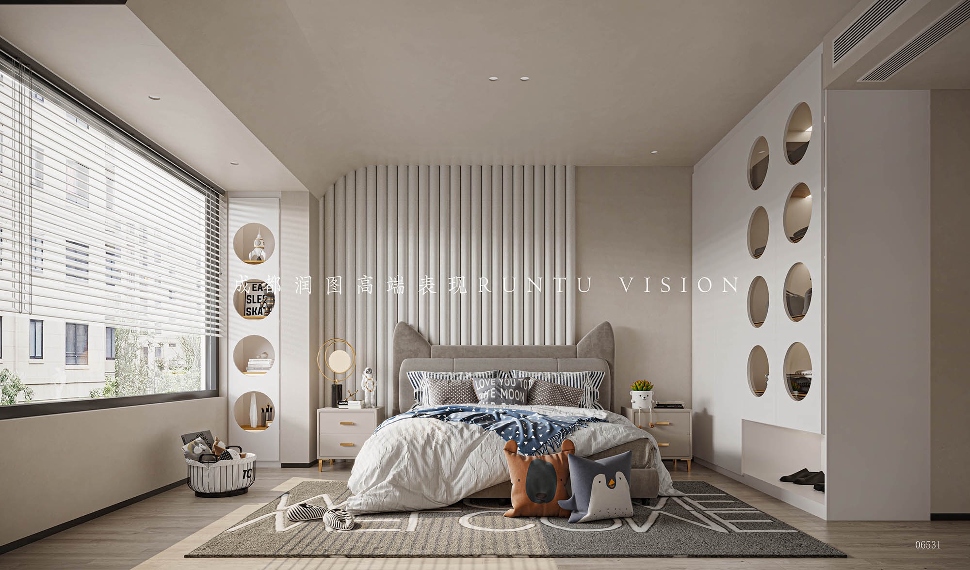 金色稻田家装设计丨中国成都丨润图设计-27