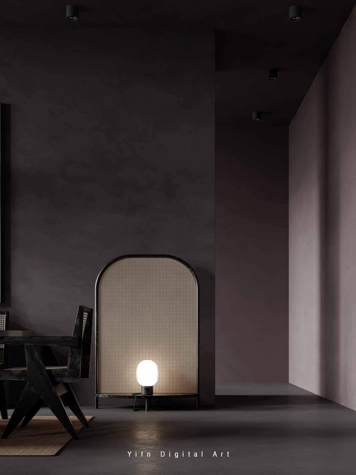 易梵 / 室内住宅 / corona,Rendering-5