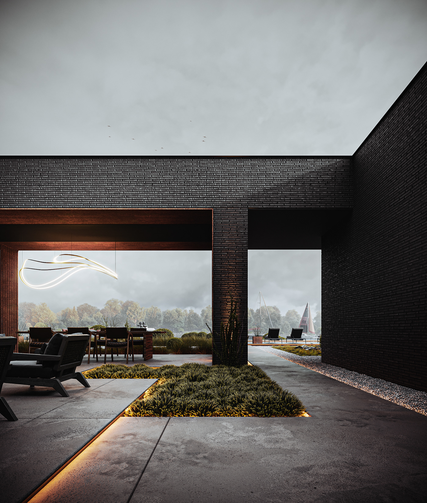 乌克兰基辅区 398 平米别墅设计-5