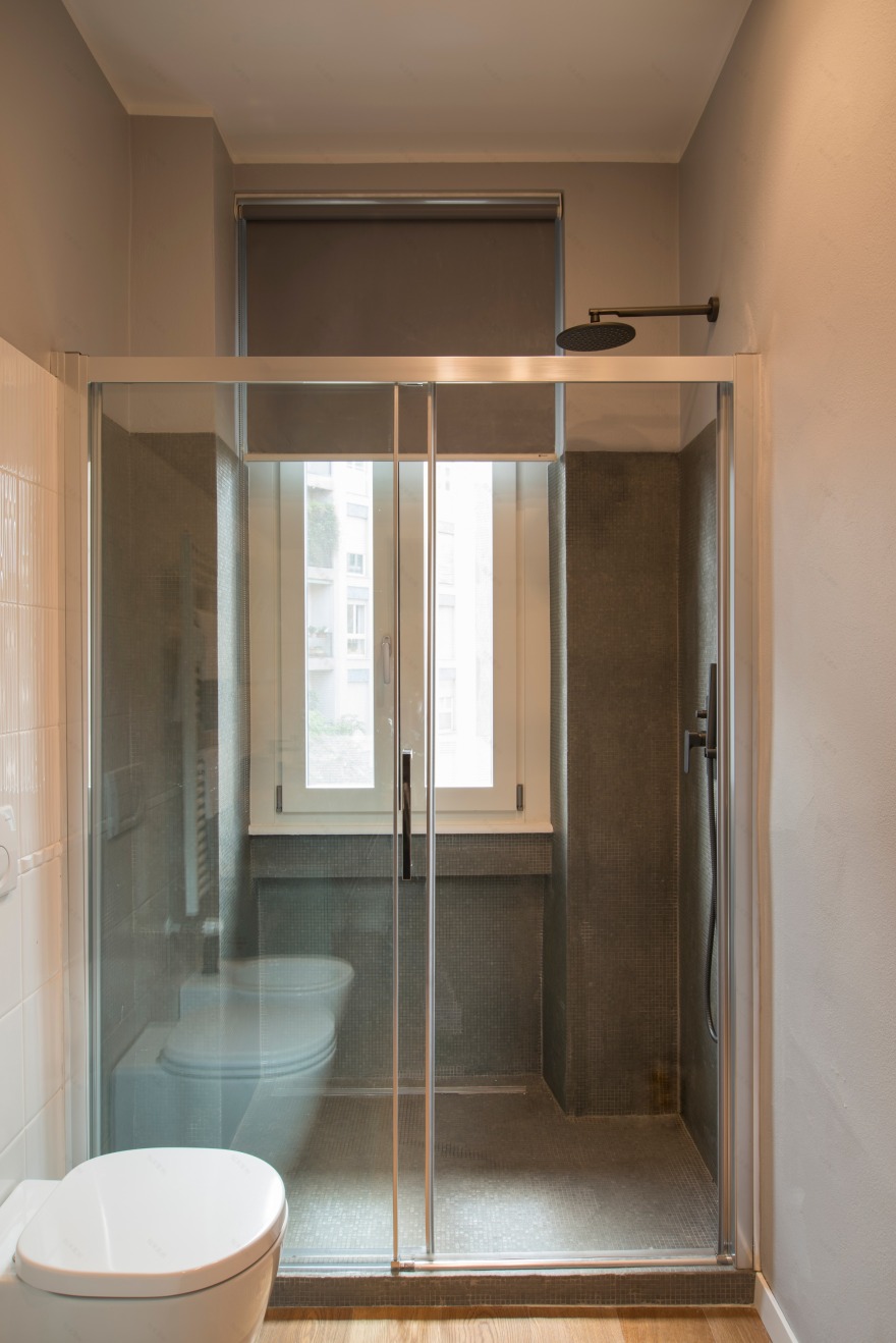 现代复古风公寓改造丨意大利米兰-10