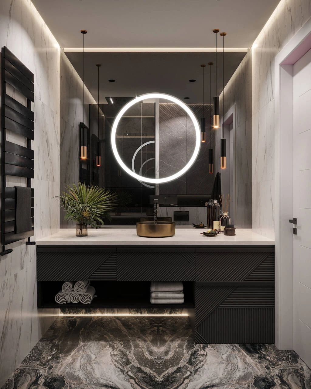 Mossebo 设计团队打造大气一居室,古典与现代完美融合-90