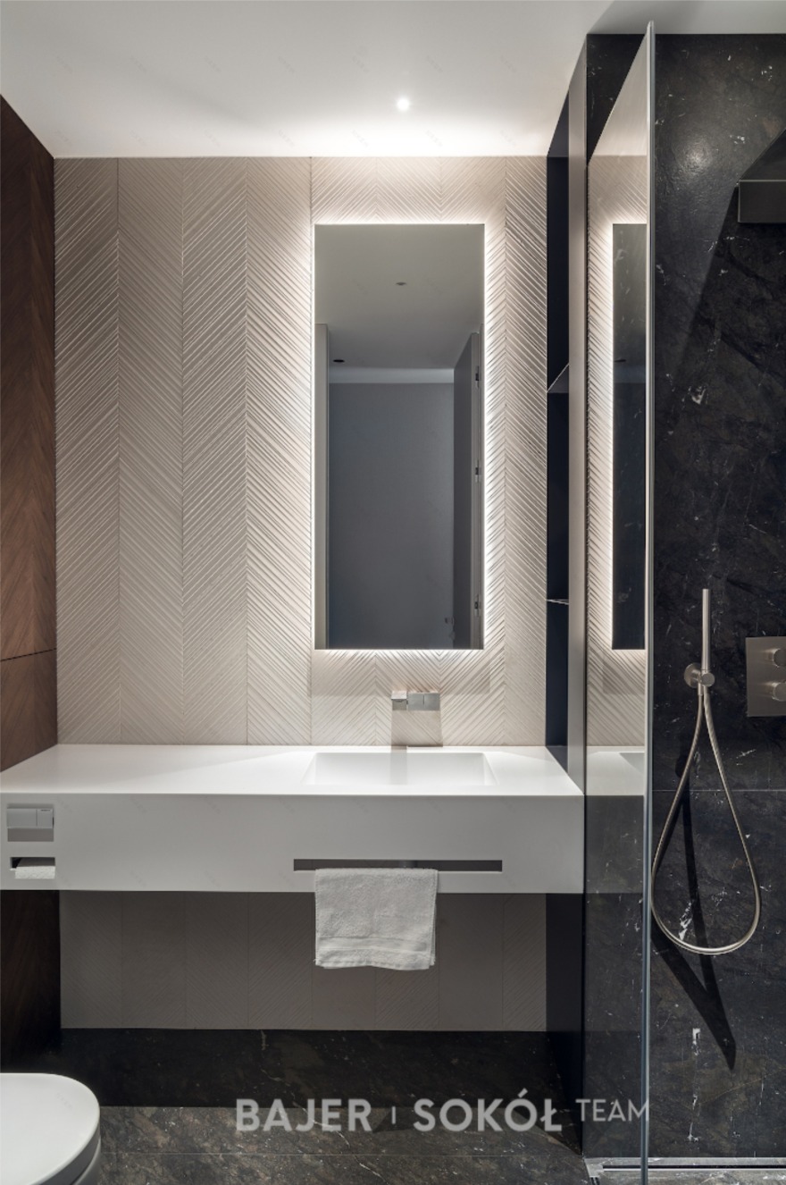 Warsaw 中心公园公寓——自然木石之美-19