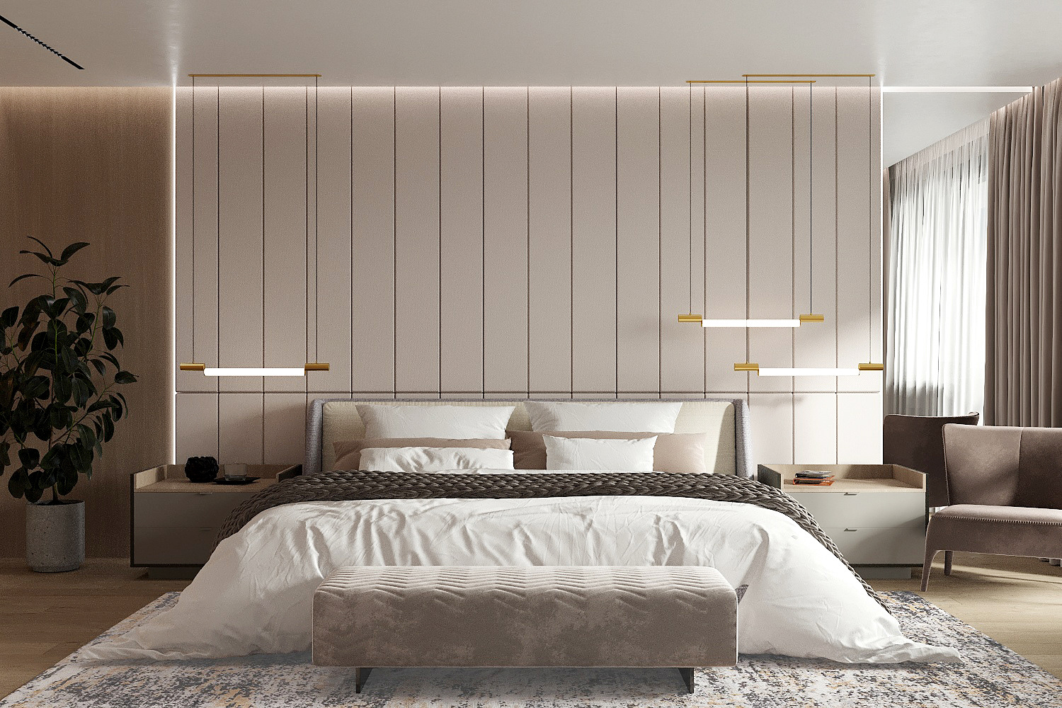 胡桃木+大理石，不一样的奢华质感！-19