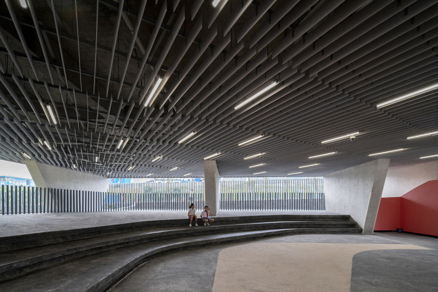 红岭实验小学 | 垂直校园,山谷庭院,儿童乐园-48