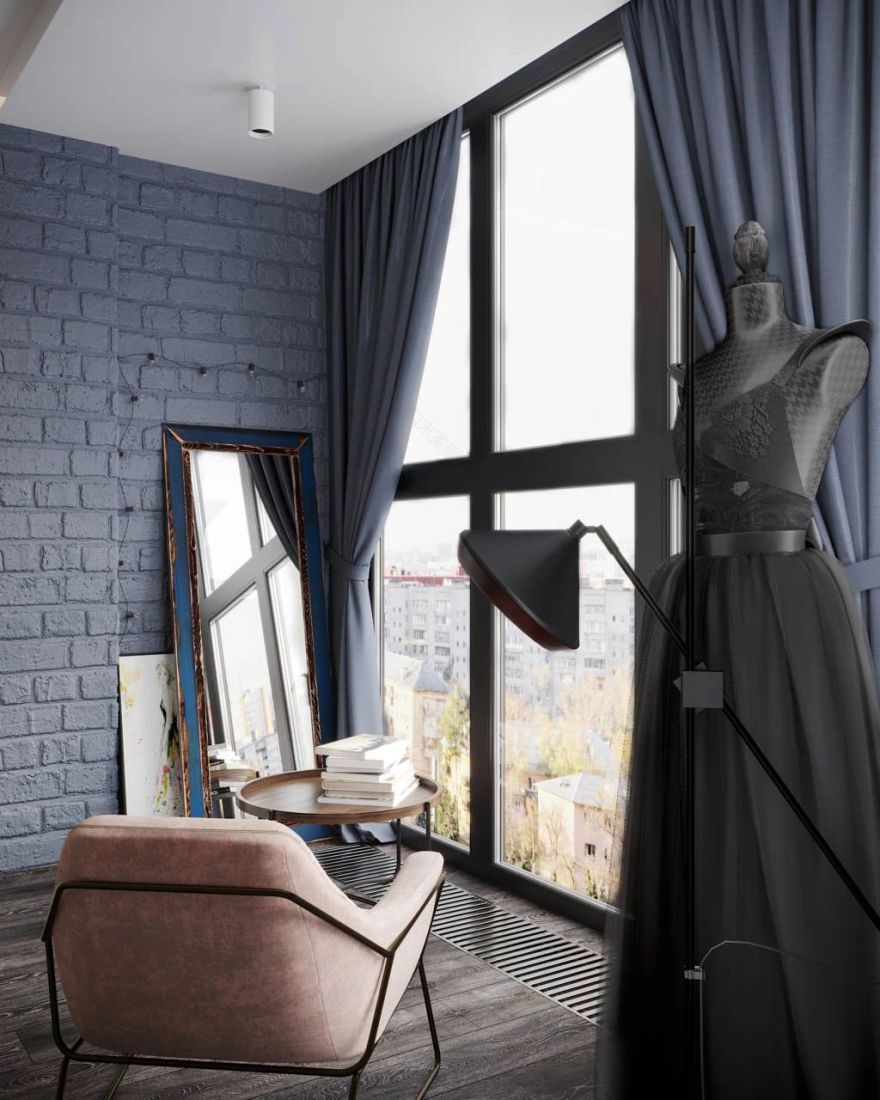 Mossebo 设计团队打造大气一居室,古典与现代完美融合-88