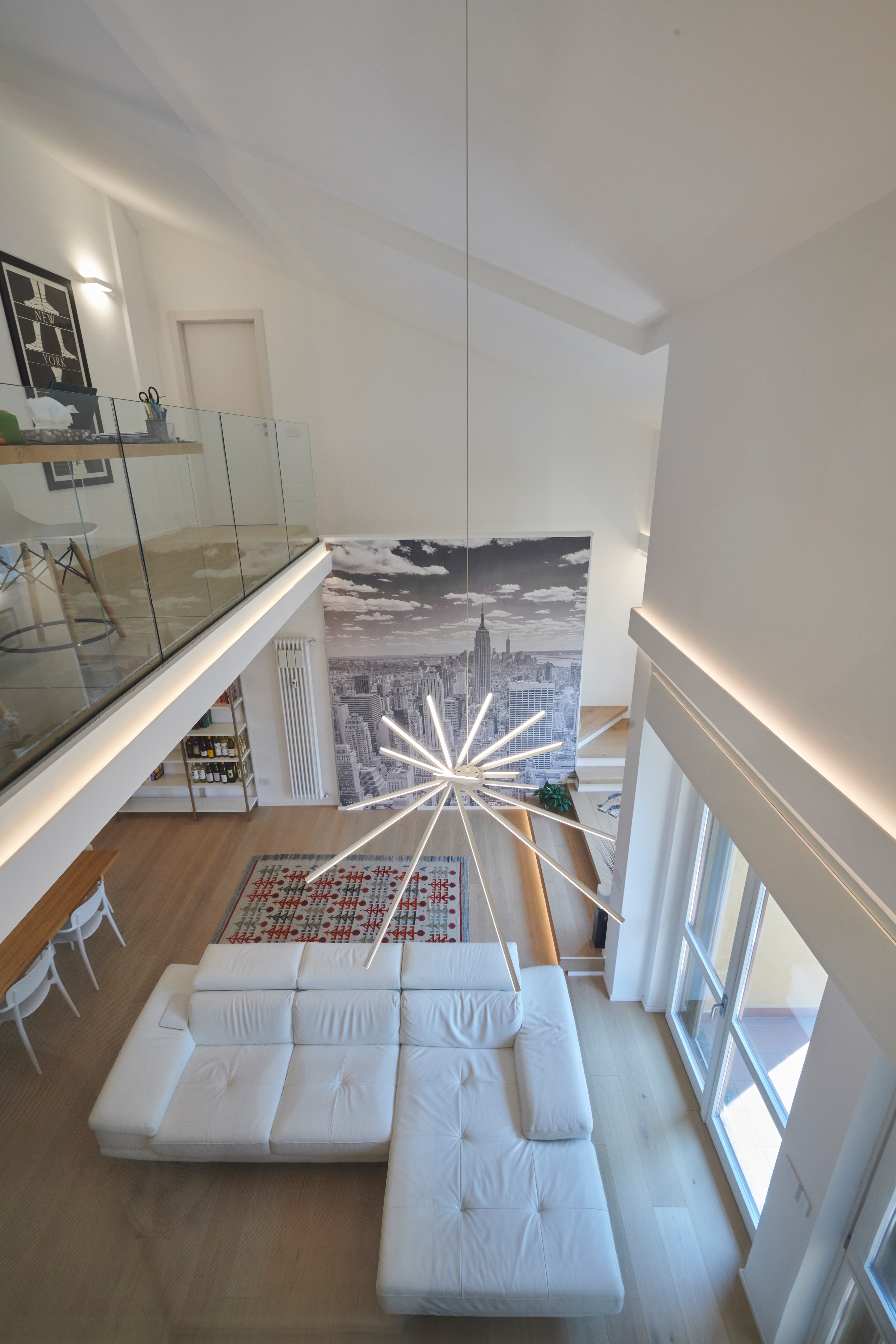 意大利 Vimercate 私人住宅照明设计丨Bianchessi-25