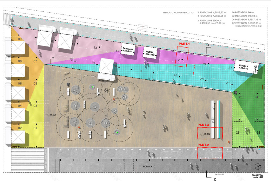 佛罗伦萨“小岛广场”城市景观设计 | 创新、环保、多功能-6