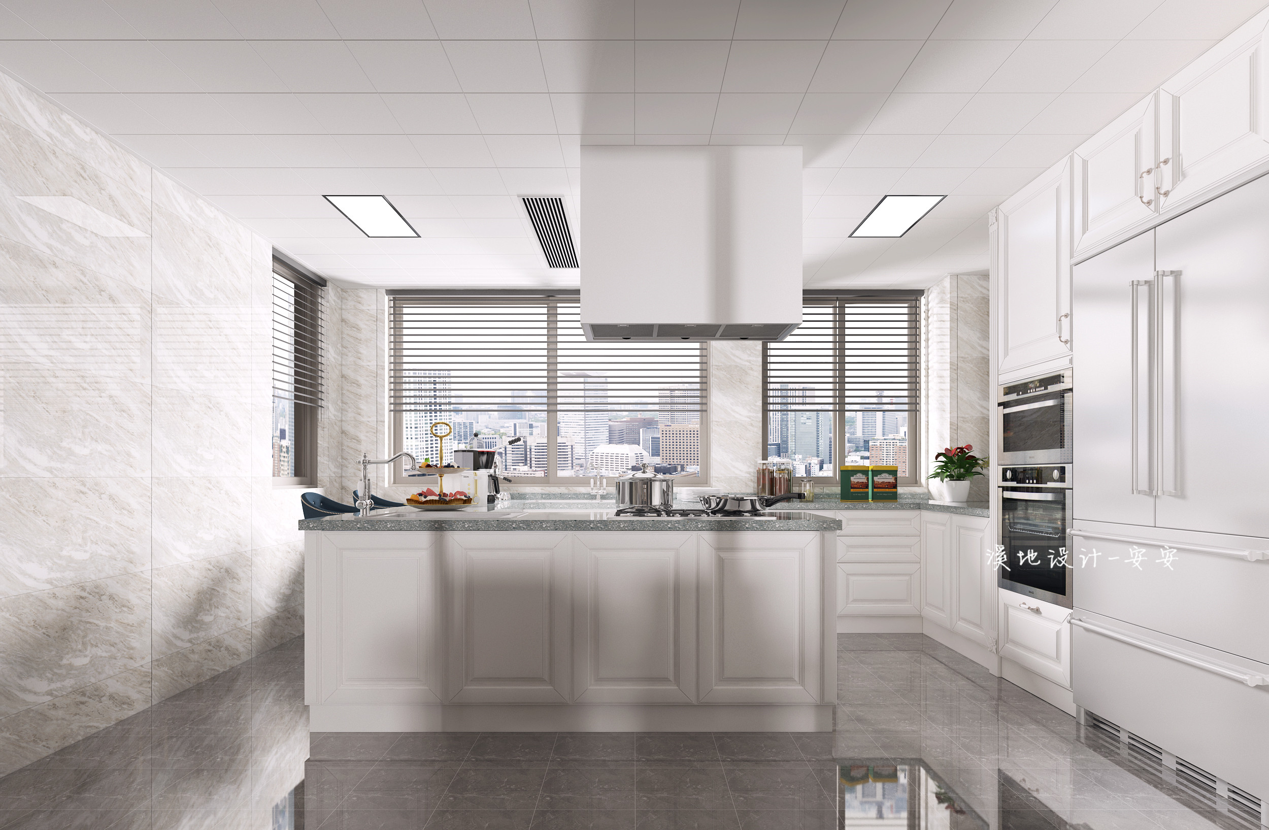 美式轻奢清新全房案例-6