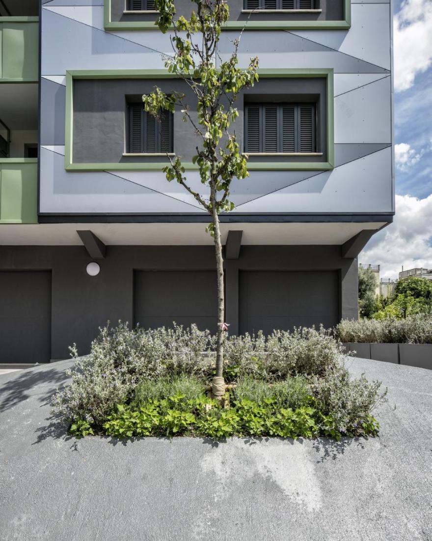 罗马绿色公寓建筑,创新社会住房与自然共生-9