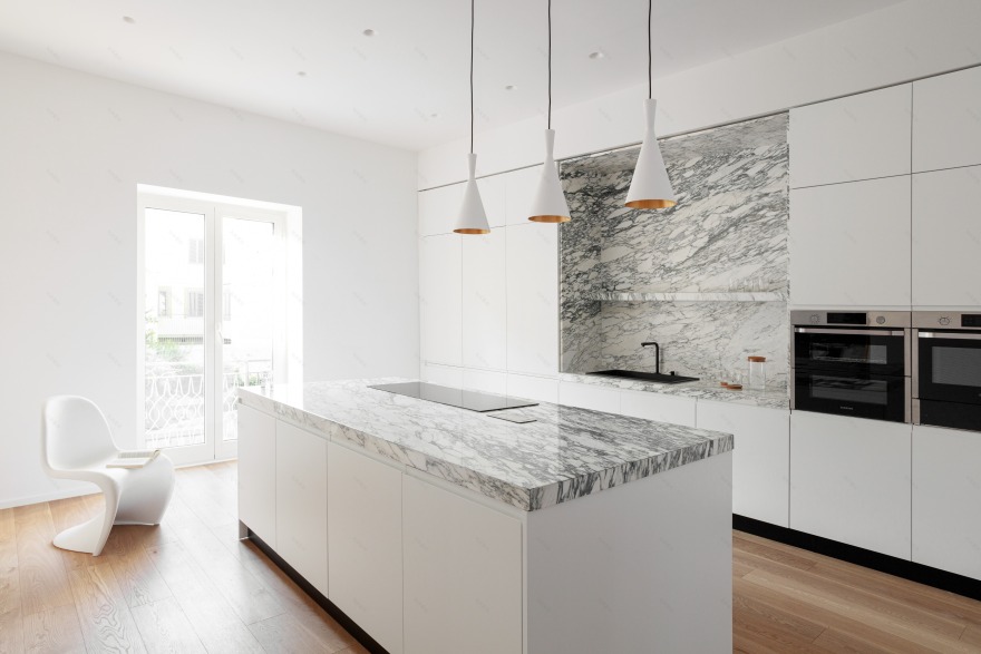 简约现代的 140 平米公寓 | 自然光与社交空间的完美融合-11