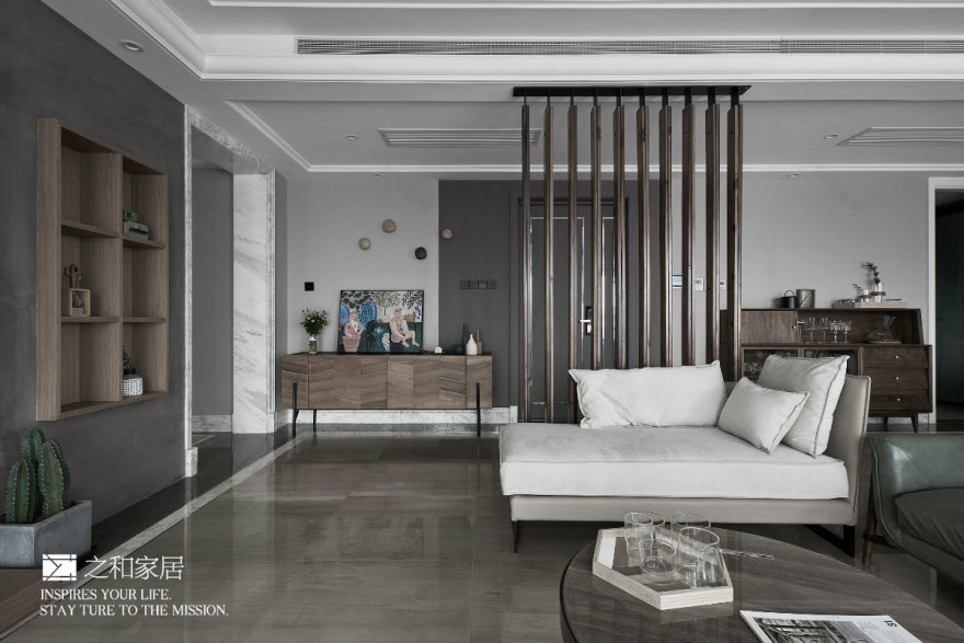 杭州钱江御府混搭风平层设计,打造果然之家-11