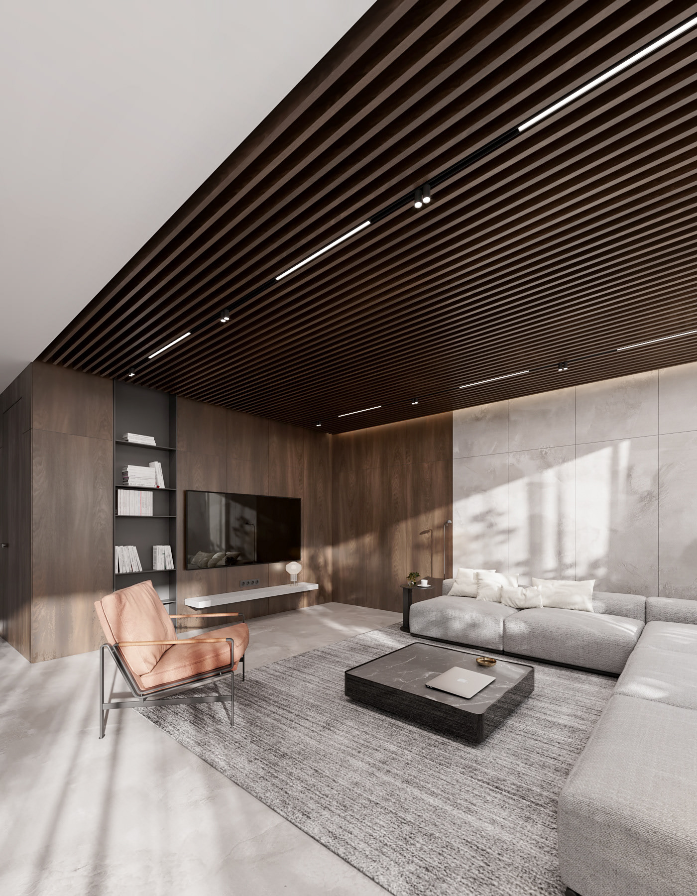 灰色木质的简单时尚-3