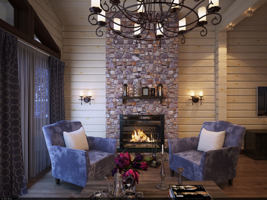 乡村木质调现代家居设计,尽显自然温馨-4