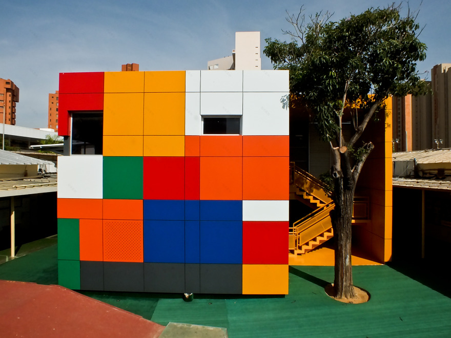 彩绘数据之心,连接自然的校园科技中心-1