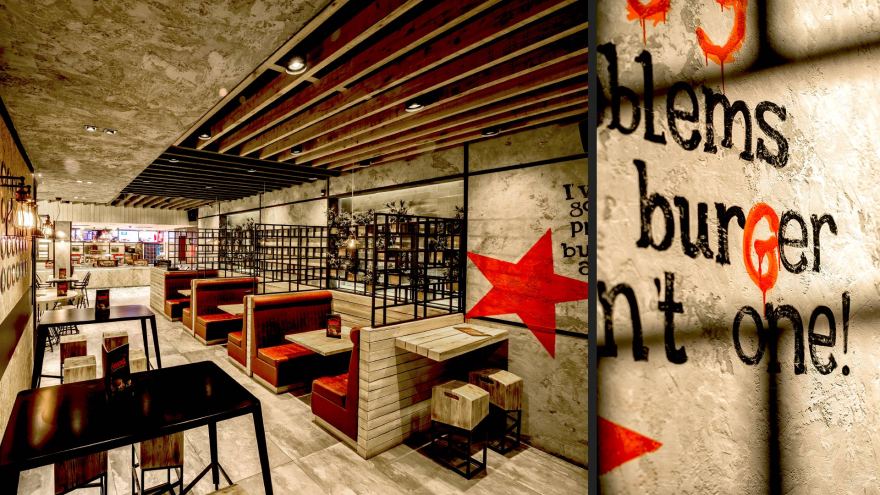 Goody's Burger House 室内设计解读 | 打造年轻、现代的就餐空间-3