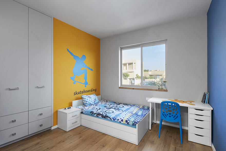 五彩斑斓的沙漠现代家园-7