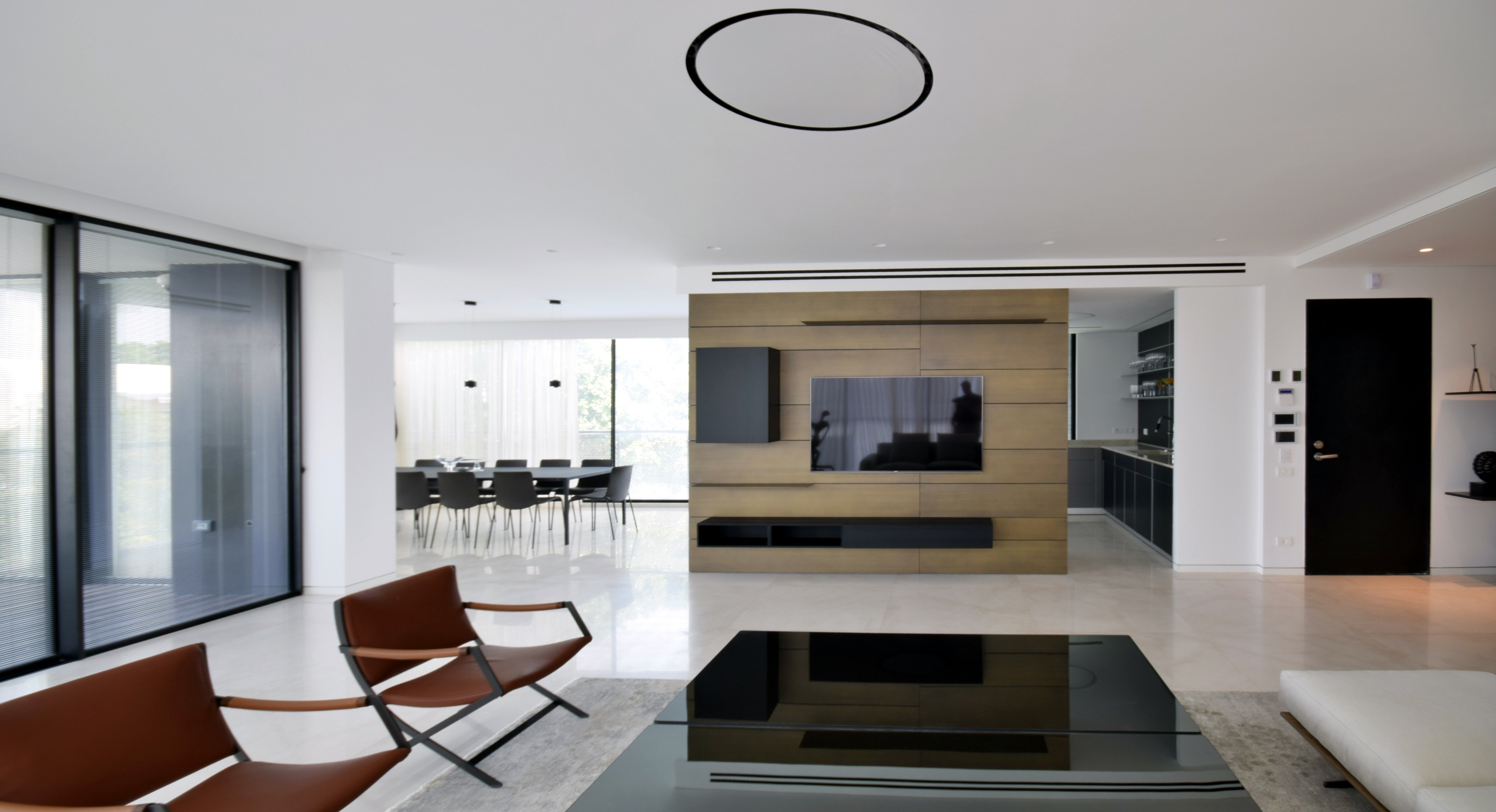 特拉维夫公寓，色彩与材质的完美协奏-0