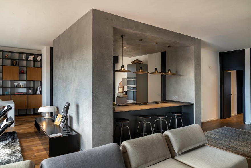 米兰 70 年代建筑中的温馨简约之家丨意大利米兰-0