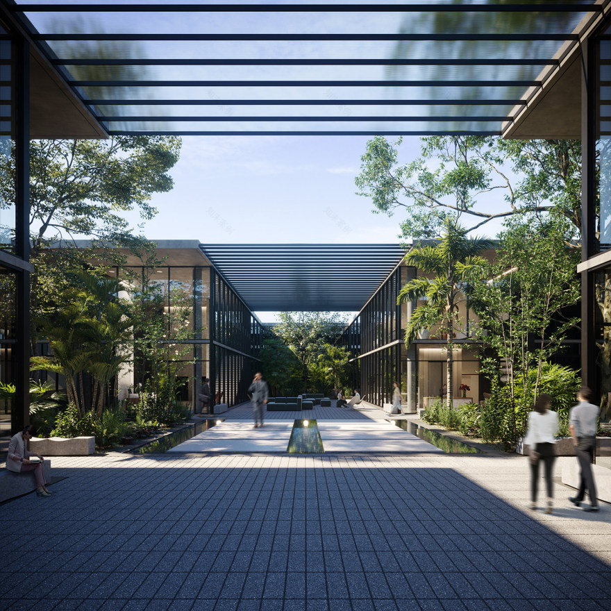 极简主义的绿色商务别墅设计-8