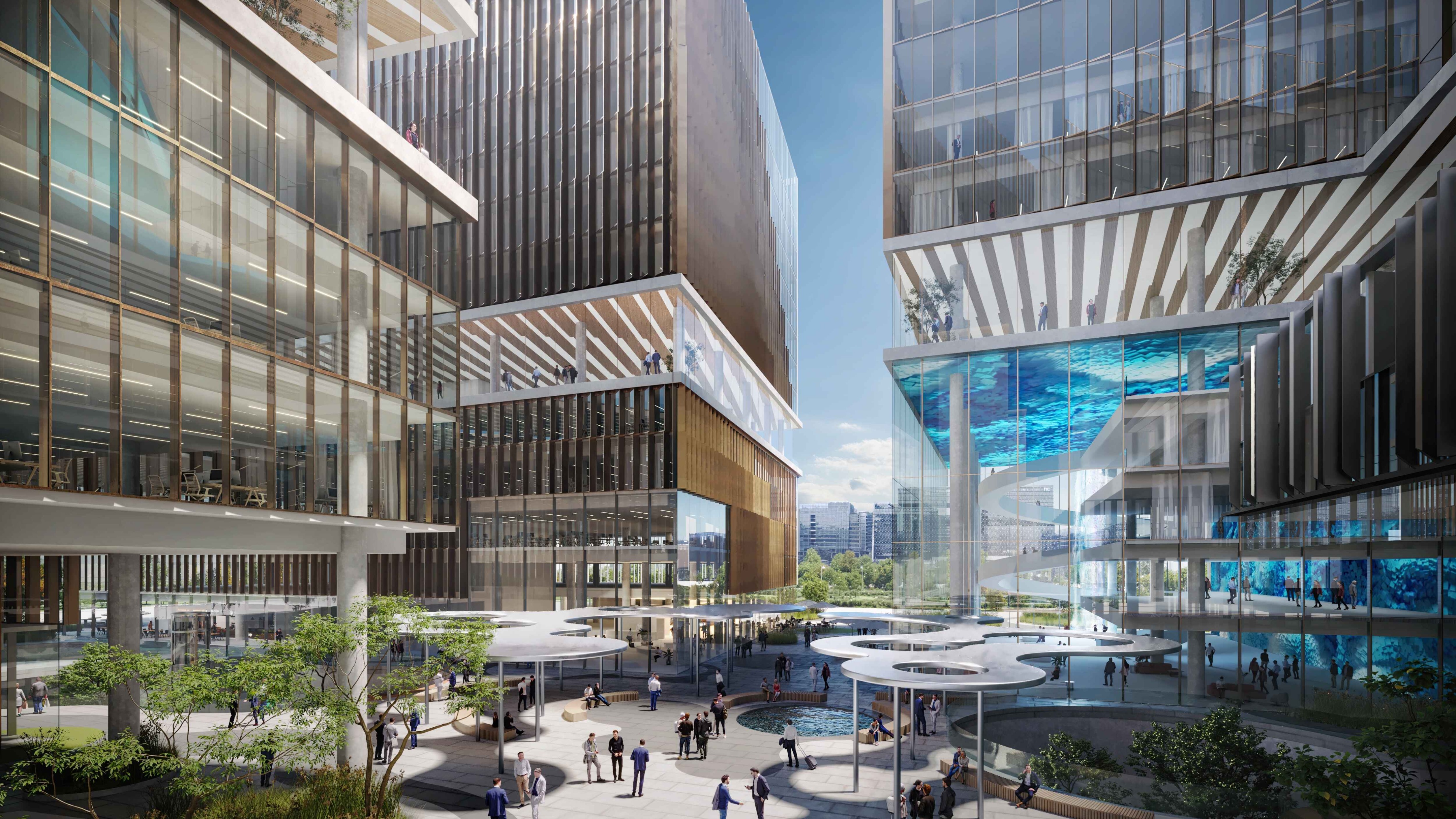 现代建筑风格的办公中心设计-4