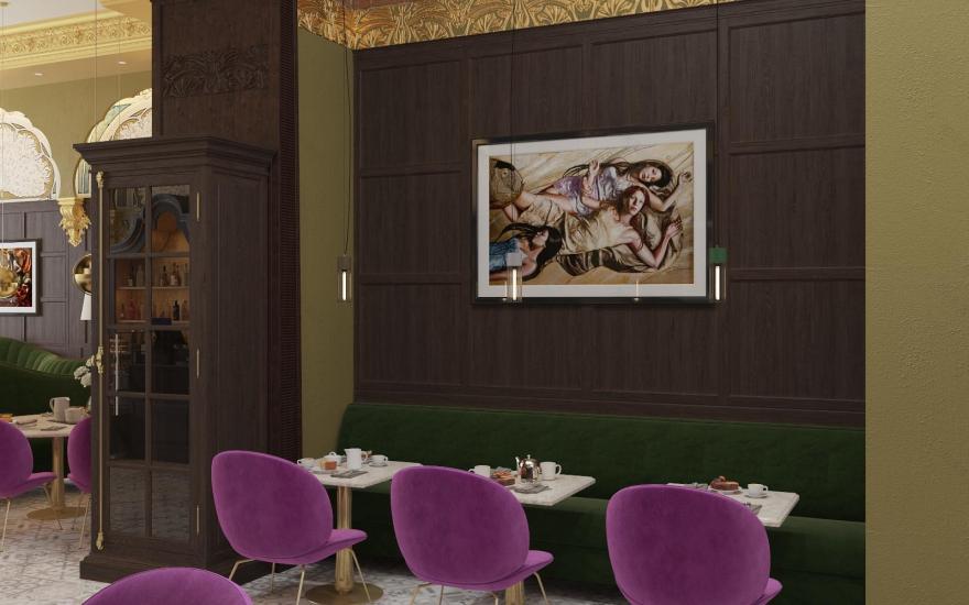 复古与现代交融的「卡雷塔」餐厅设计-22