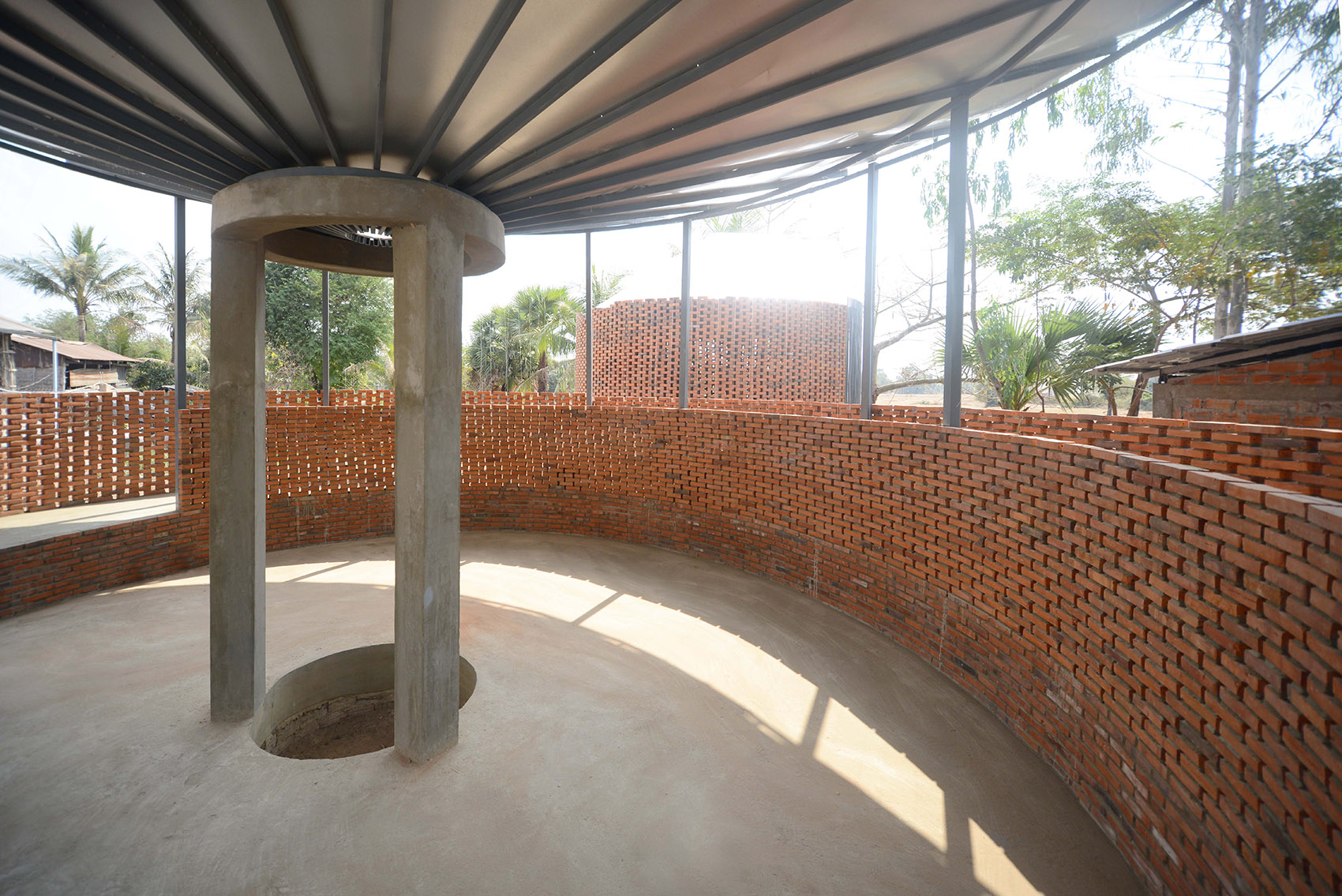 水堂，柬埔寨/具抽水和滤水系统的社区会堂-45