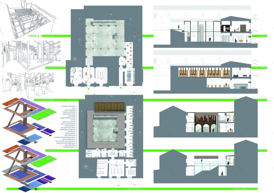 《Centro del Gusto dei Monti Dauni》百年古建筑的现代复兴-13