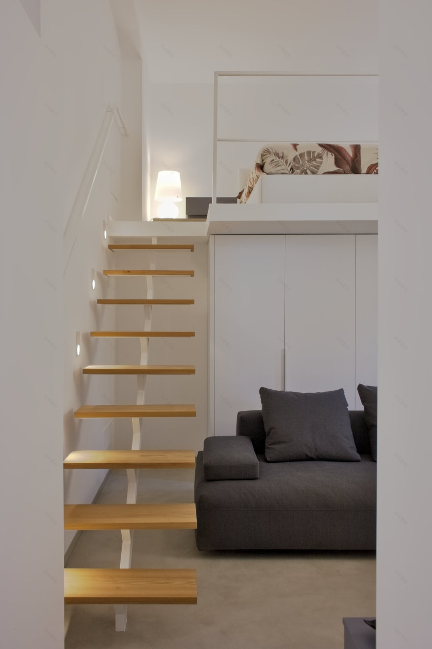 意大利 40 平米迷你公寓的惊艳设计-4