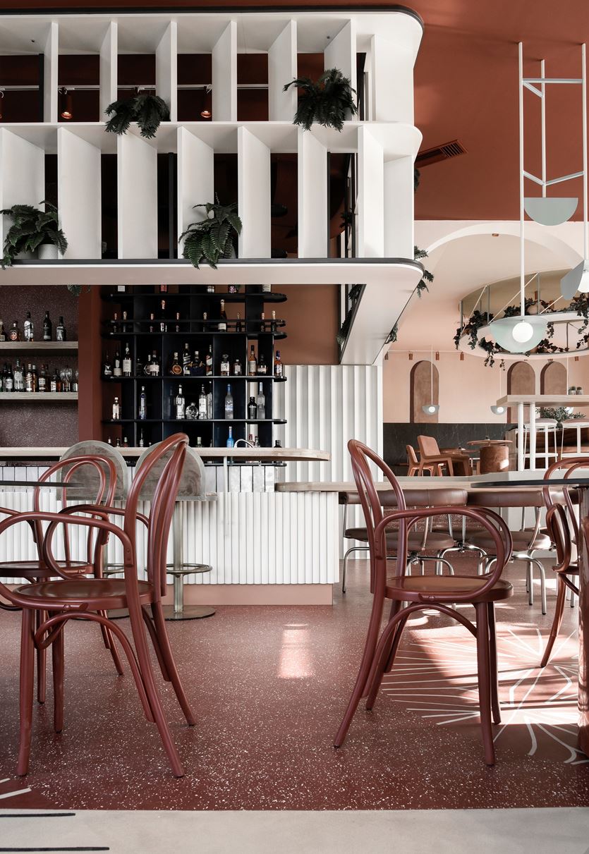 Lofos酒吧，希腊/拼贴风格的室内空间-45