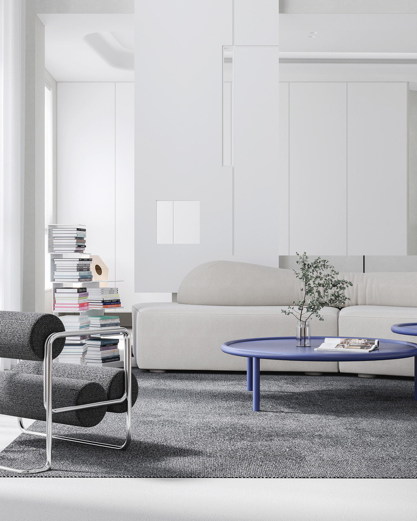 别墅 纯白格调-1