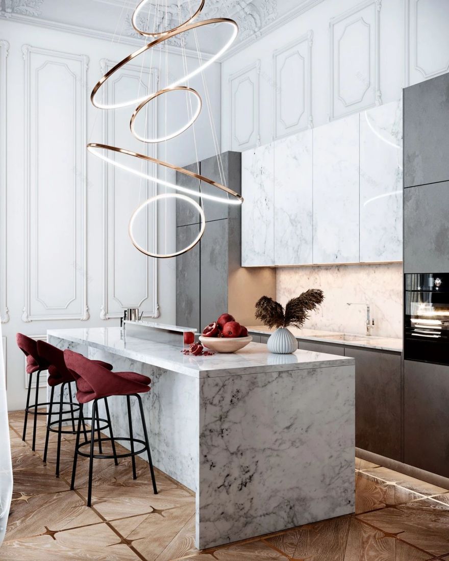 Mossebo 设计团队打造大气一居室,古典与现代完美融合-0