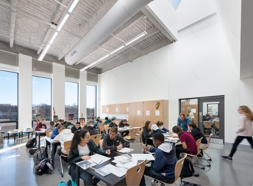 比尔里卡纪念高中丨美国丨Perkins&Will-150